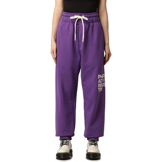 Pharmacy Industry Chic Purple Logo Tracksuit Trousers purple-cotton-jeans-pant-1 product-8258-2032589833-5-scaled-0bc2b813-1c1.jpg