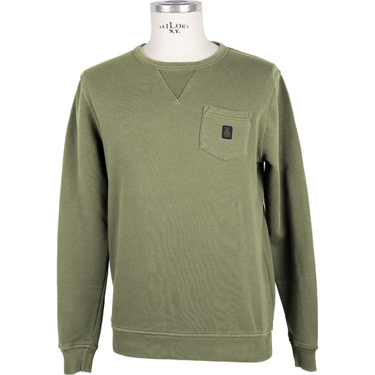 Refrigiwear | Green Cotton Sweater | McRichard Designer Brands