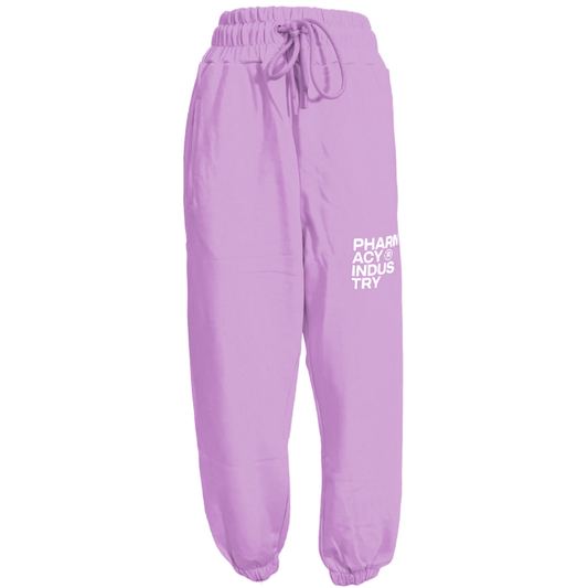 Pharmacy Industry Chic Purple Cotton Sweatpants with Logo purple-cotton-jeans-pant product-9743-1521390908-ae78d98d-4ac.png