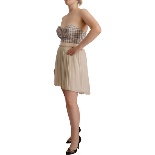 Guess Chic Beige Strapless A-Line Dress beige-checkered-pleated-a-line-strapless-bustier-dress WOMAN DRESSES s-l1600-1-95-94227fe8-d2c.jpg