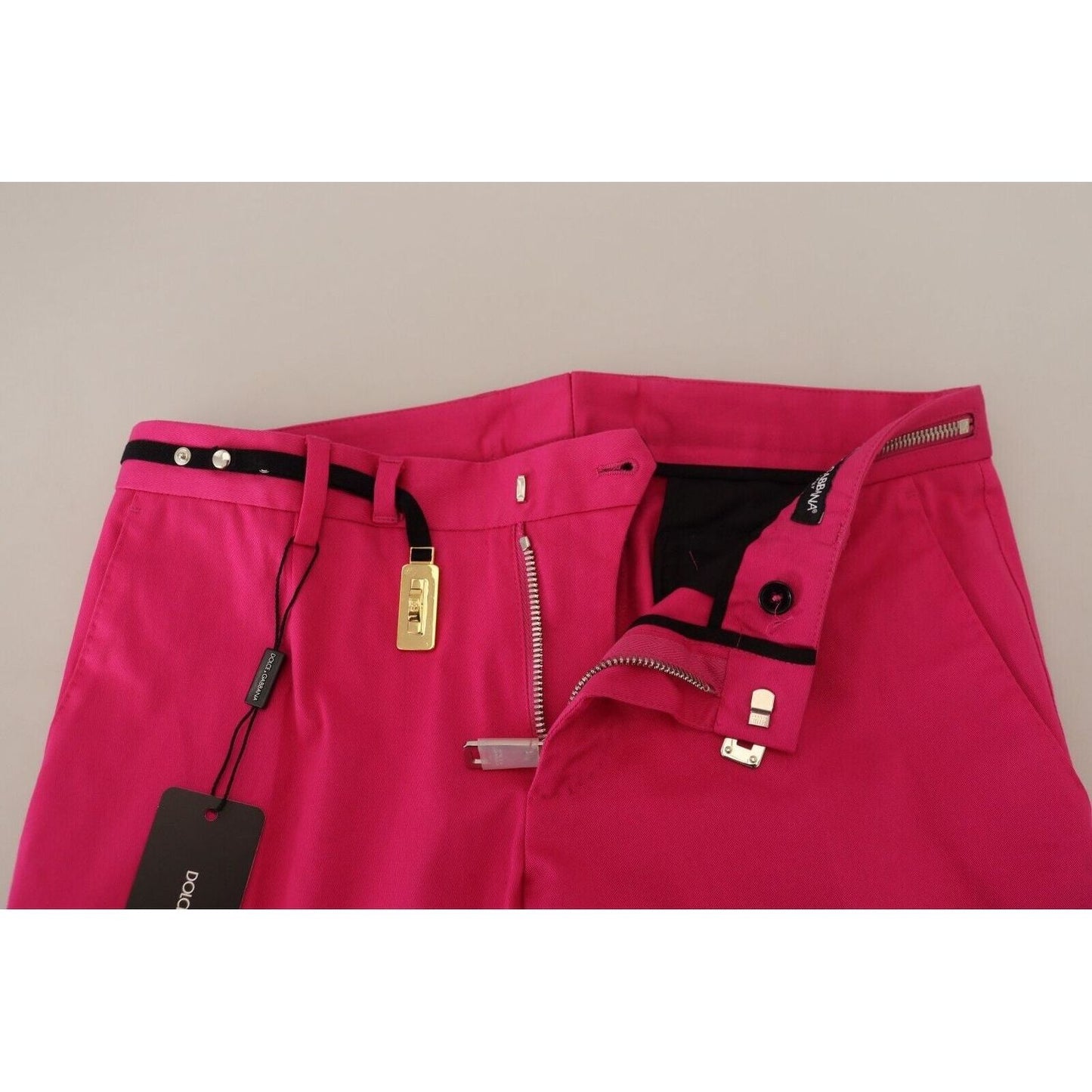Dolce & GabbanaChic Pink Cotton Blend TrousersMcRichard Designer Brands£369.00