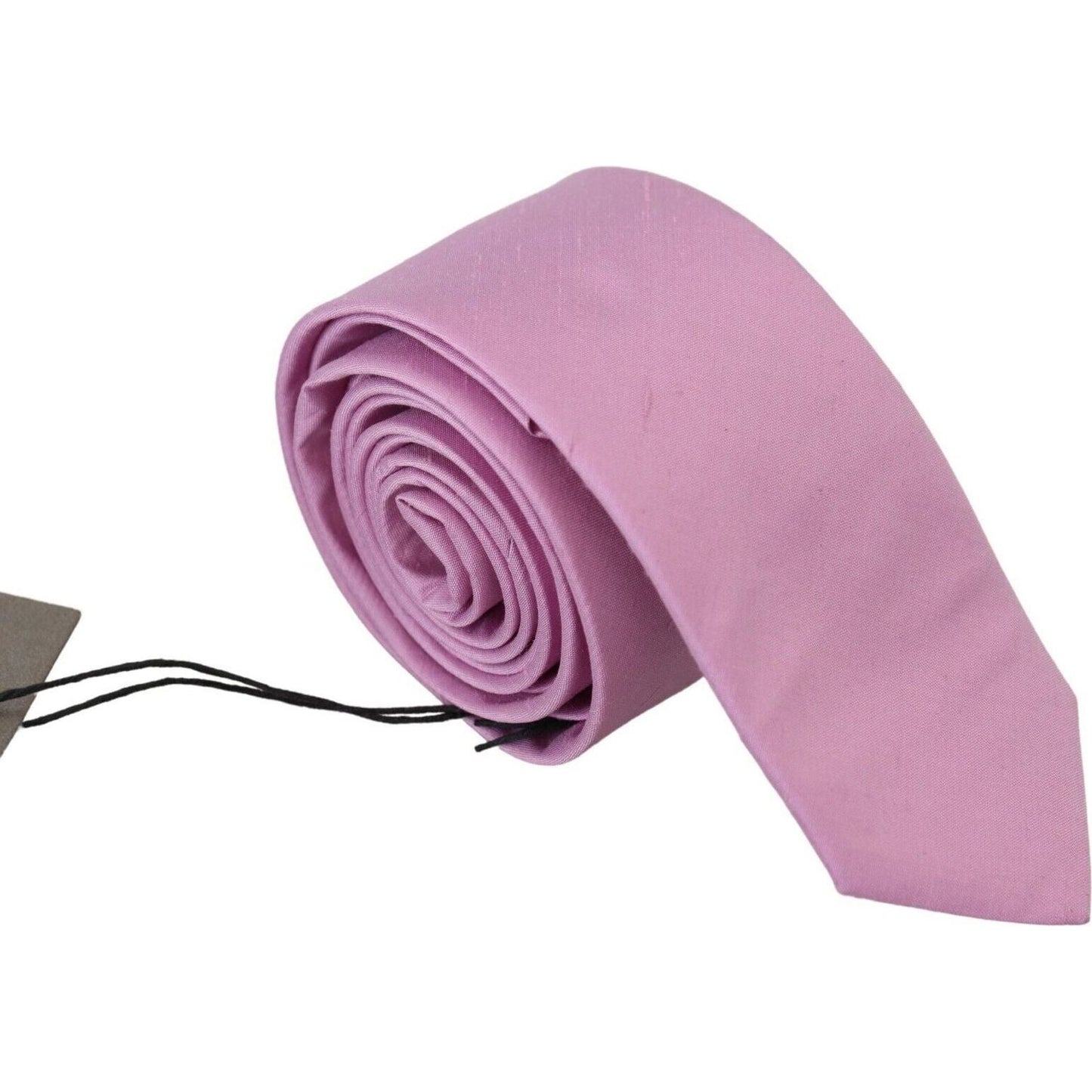 Elegant Silk Men's Tie in Pink Daniele Alessandrini