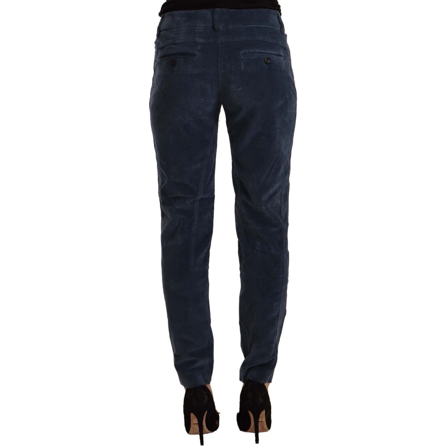 Peserico Elegant Tapered Cotton Blend Pants blue-mid-waist-cotton-stretch-tapered-pants s-l1600-17-1-06aaa994-8d0.jpg