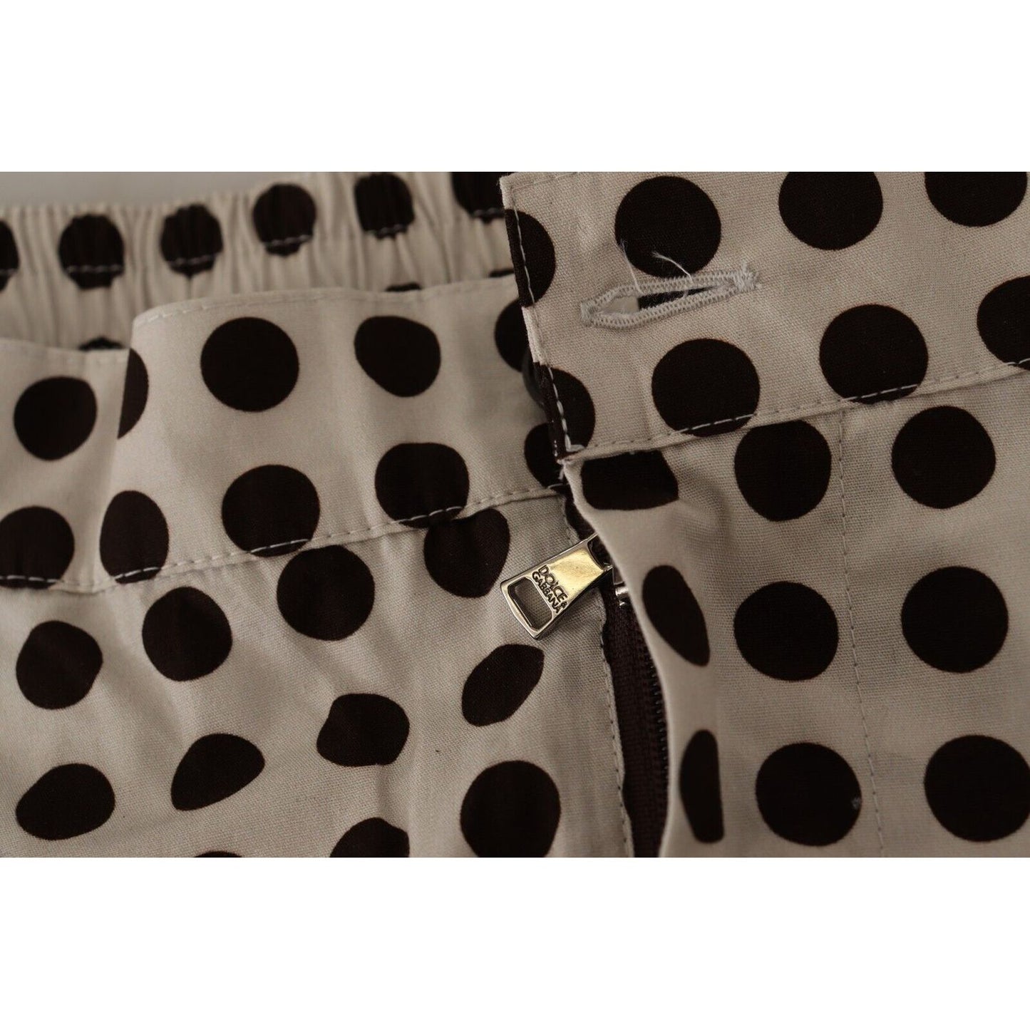 Dolce & Gabbana Elegant Polka Dot Cotton Shorts black-white-polka-dots-cotton-linen-shorts s-l1600-2-20-39c1d2b4-9d5.jpg