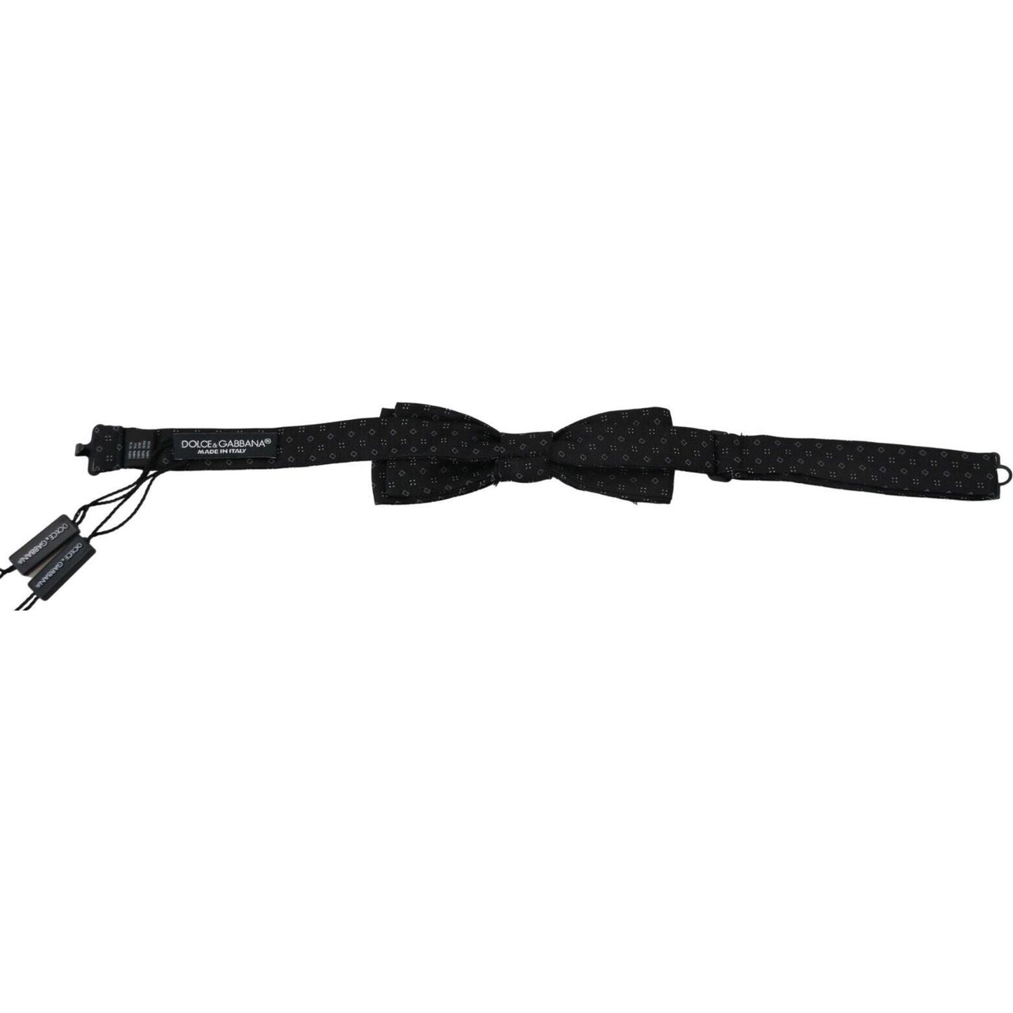 Elegant Silk Black Bow Tie for Men
