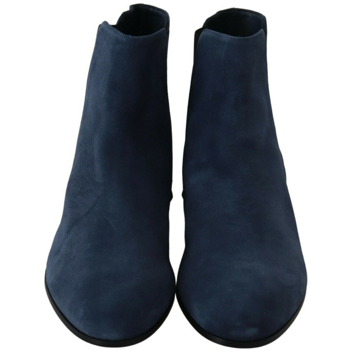 Dolce & Gabbana Chic Blue Suede Mid-Calf Boots with Stud Details blue-suede-embellished-studded-boots-shoes WOMAN BOOTS s-l1600-2022-06-30T120604.422-19892989-a06.jpg