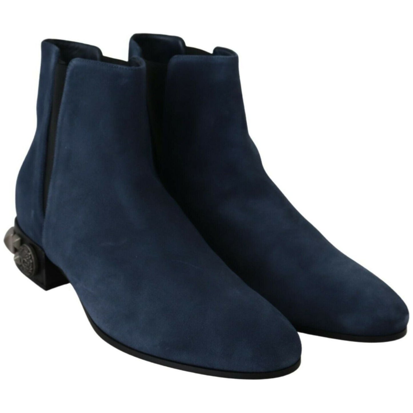 Dolce & Gabbana Chic Blue Suede Mid-Calf Boots with Stud Details blue-suede-embellished-studded-boots-shoes WOMAN BOOTS s-l1600-2022-06-30T120606.411-9fca1886-5c4.jpg