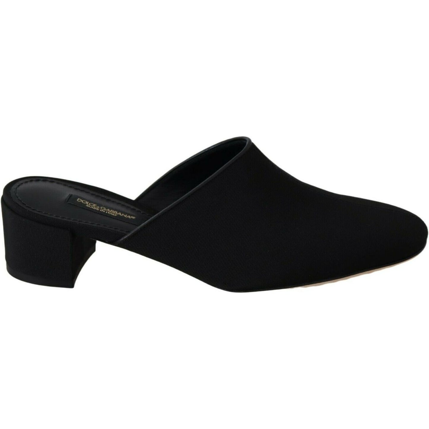 Dolce & Gabbana Chic Black Grosgrain Slide Sandals black-grosgrain-slides-sandals-women-shoes WOMAN SANDALS s-l1600-2022-09-05T164602.242-d68ed6b0-d7b.jpg