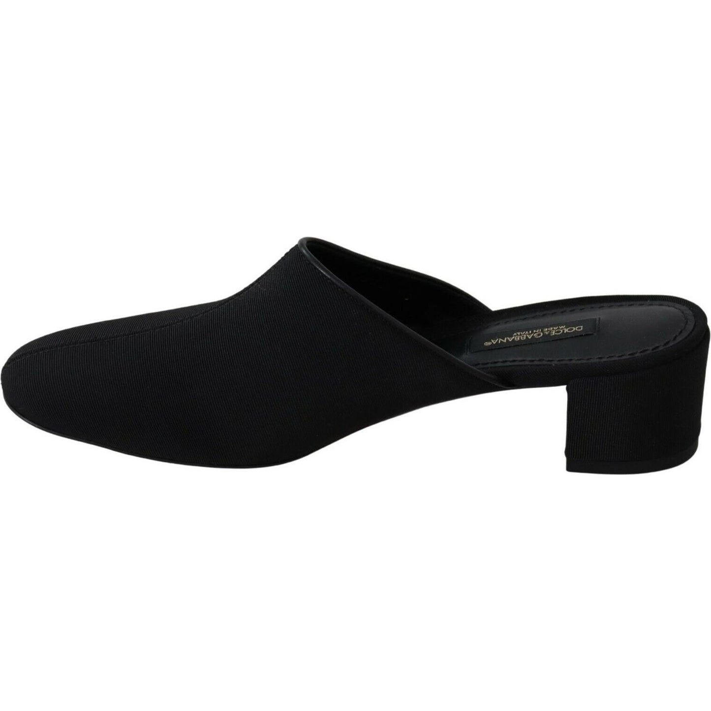 Dolce & Gabbana Chic Black Grosgrain Slide Sandals black-grosgrain-slides-sandals-women-shoes WOMAN SANDALS s-l1600-2022-09-05T164604.403-eaffd17d-2d8.jpg