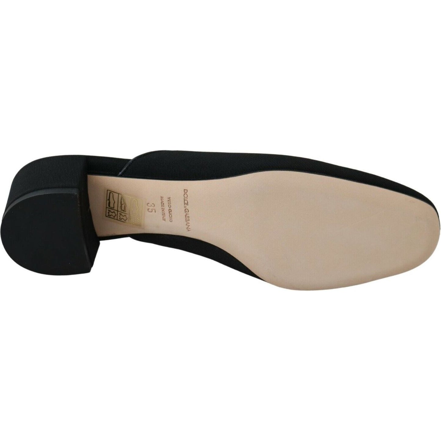 Dolce & Gabbana Chic Black Grosgrain Slide Sandals black-grosgrain-slides-sandals-women-shoes WOMAN SANDALS s-l1600-2022-09-05T164607.570-20ac2172-c6f.jpg
