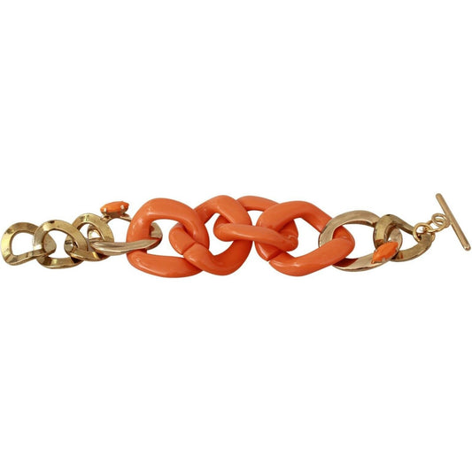 Ermanno Scervino Orange Statement Bracelet
