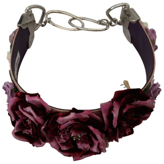Dolce & Gabbana Beige Floral Leather Shoulder Strap Accessory multicolor-floral-appliques-metal-shoulder-strap s-l1600-2023-06-06T181647.906-650adb6b-440.jpg