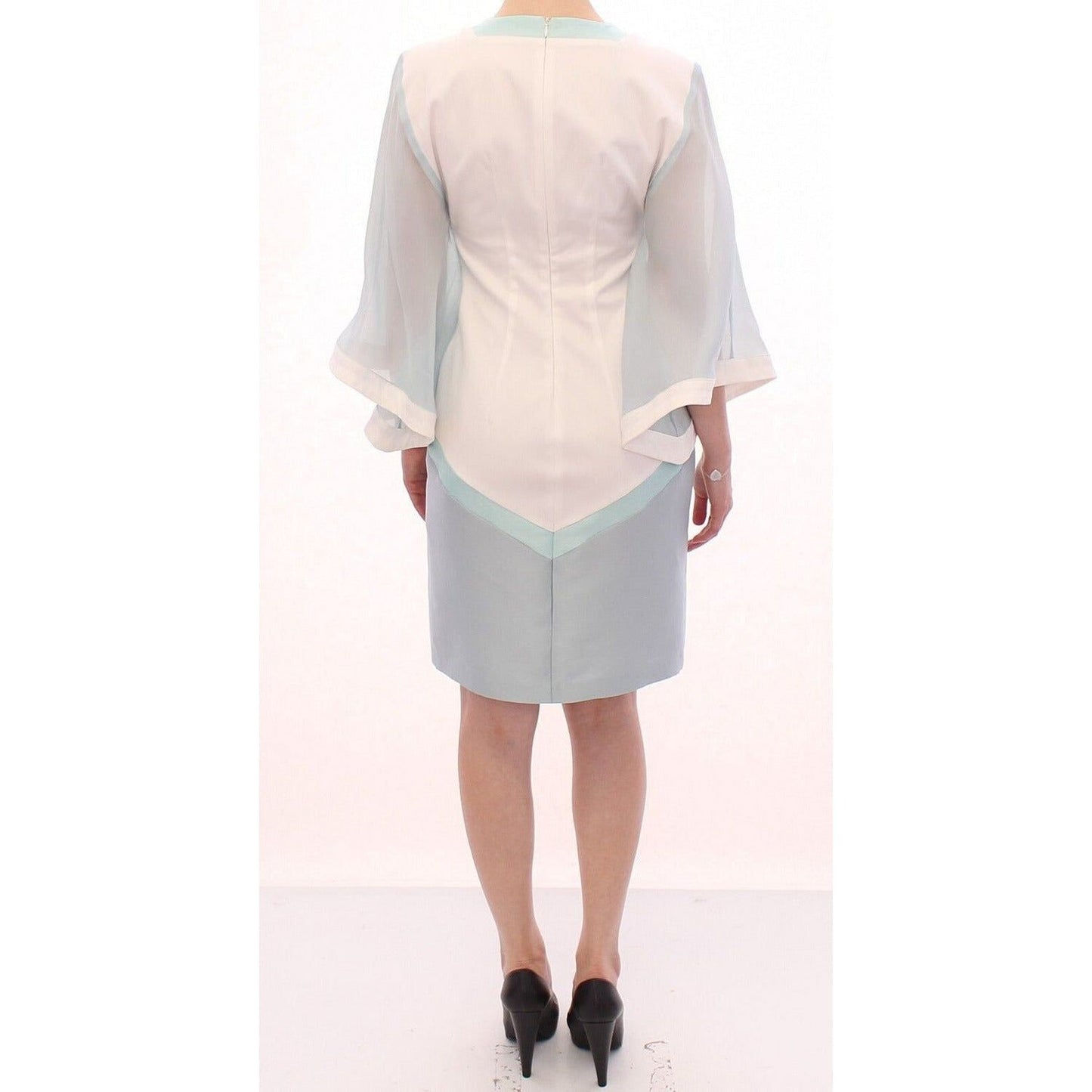 Sergei Grinko Elegant Turquoise Silk Sheath Dress white-silk-sheath-formal-turquoise-dress WOMAN DRESSES s-l1600-28-2-a93f8728-c22.jpg