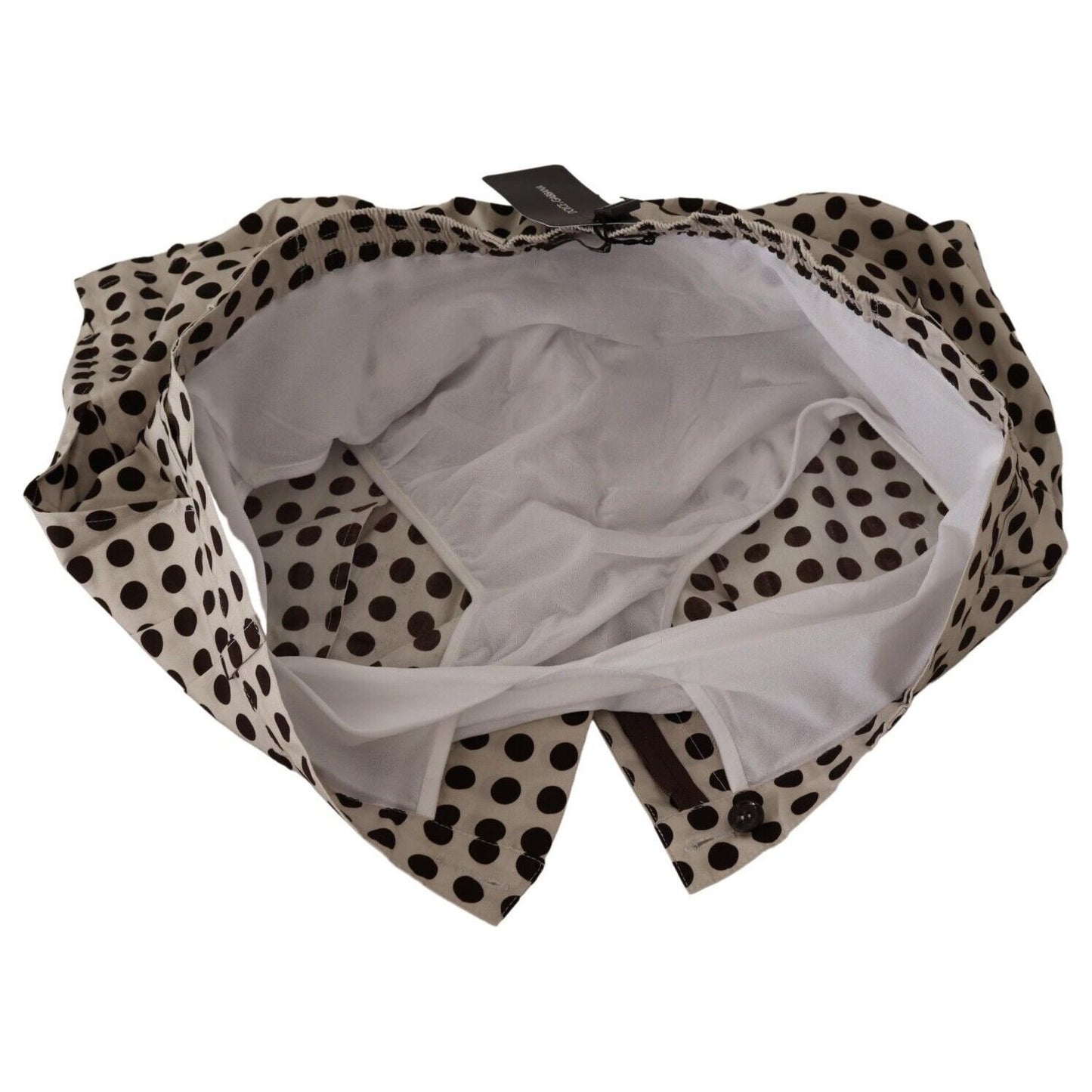 Dolce & Gabbana Elegant Polka Dot Cotton Shorts black-white-polka-dots-cotton-linen-shorts s-l1600-3-13-d6c0a5ce-e1d.jpg