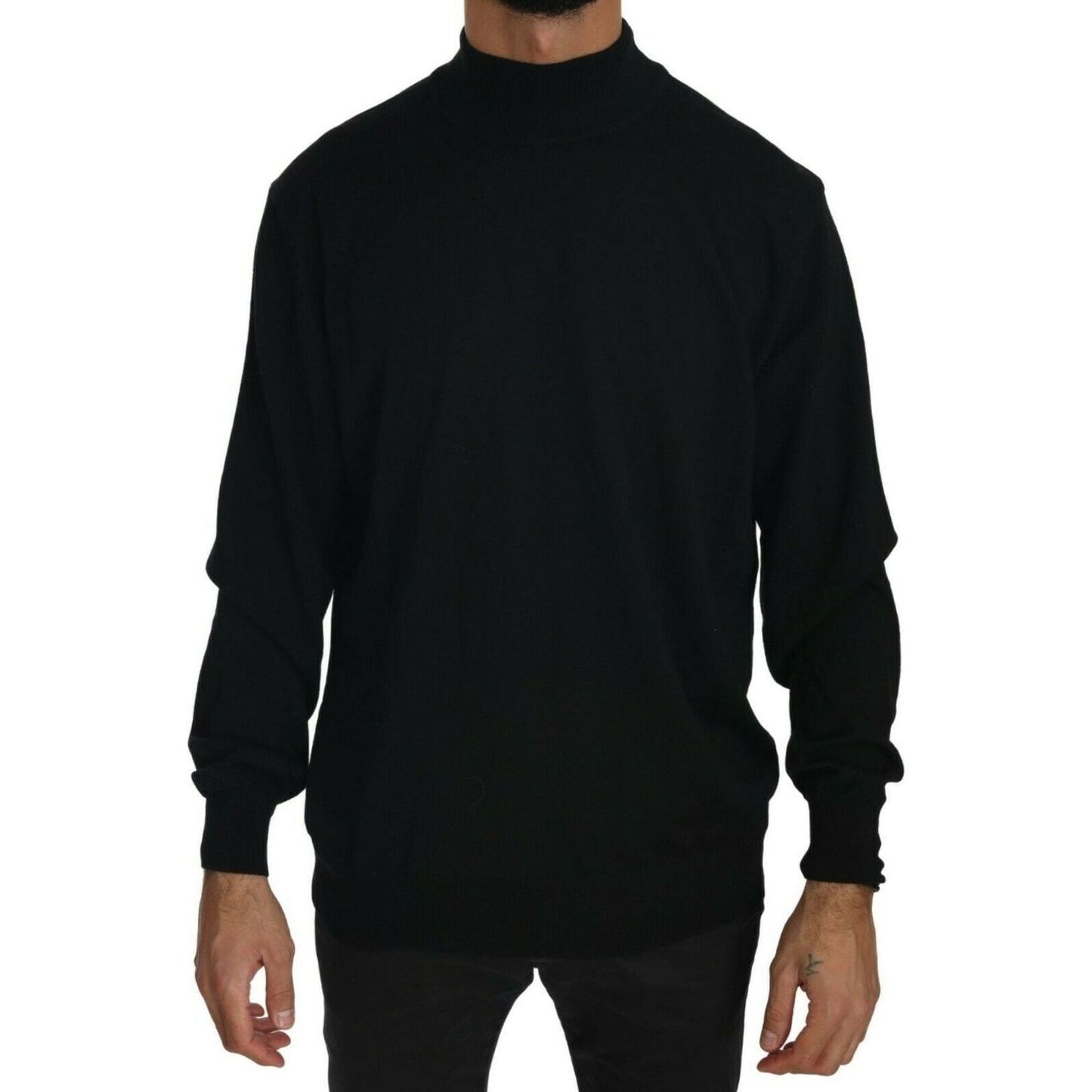 MILA SCHÖN Black Turtle Neck Pullover Top Virgin Wool Sweater black-turtle-neck-pullover-top-virgin-wool-sweater s-l1600-36-2049cd40-08a.jpg