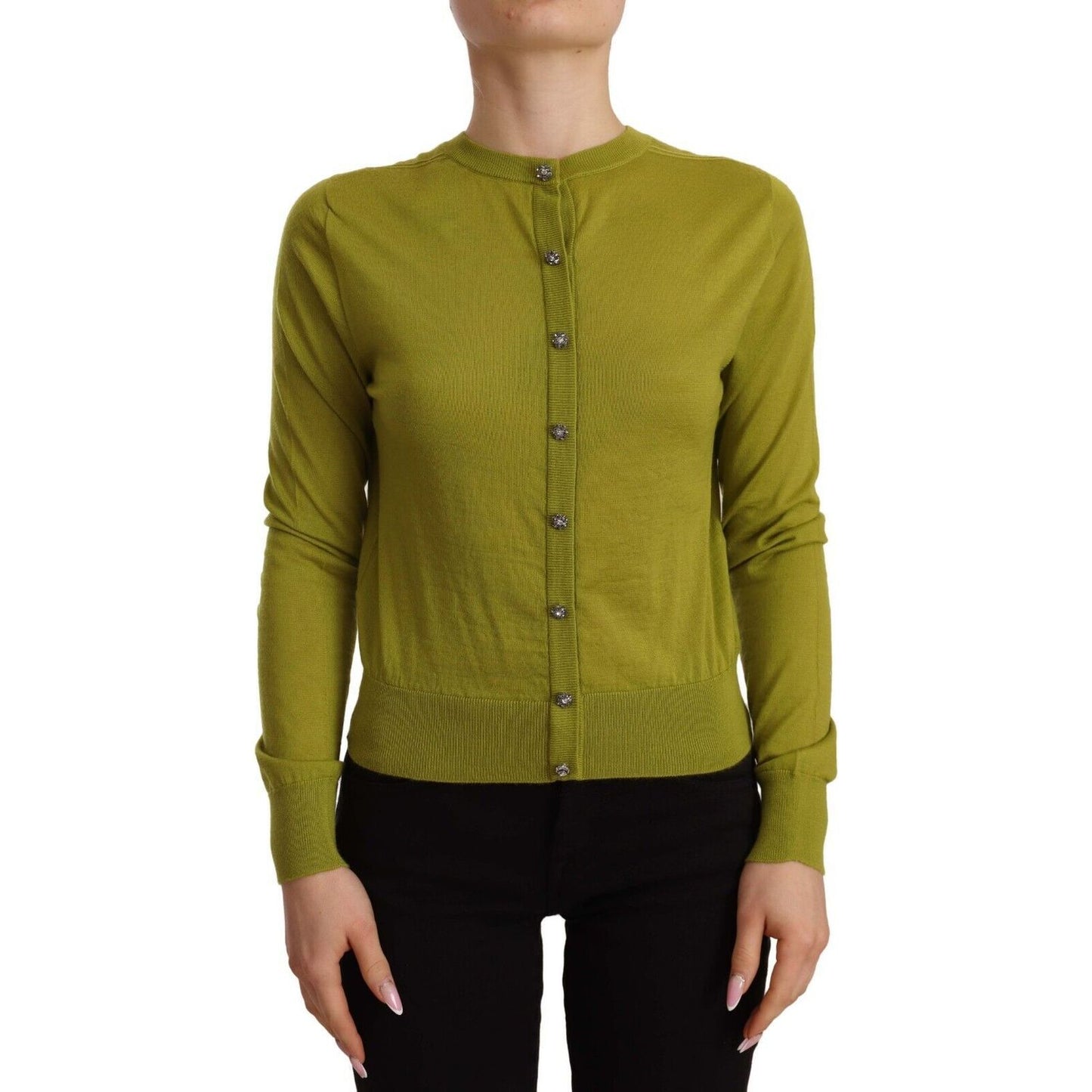 Dolce & Gabbana Apple Green Cashmere Cardigan - Luxe Comfort apple-green-cashmere-buttons-cardigan-sweater s-l1600-61-da7f5f00-e78.jpg