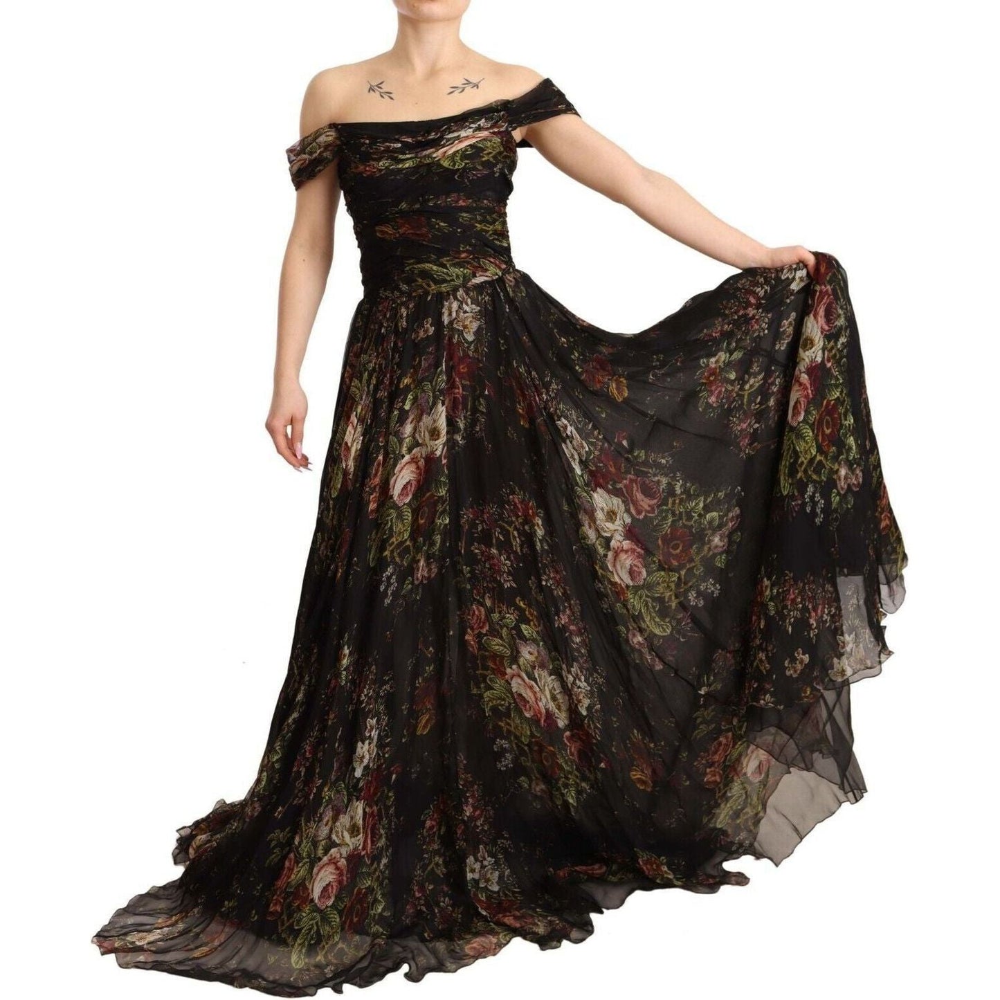 Dolce & Gabbana Floral Silk Off-Shoulder Long Dress multicolored-floral-off-shoulder-gown-dress s-l1600-62-0cf61c6a-9eb.jpg