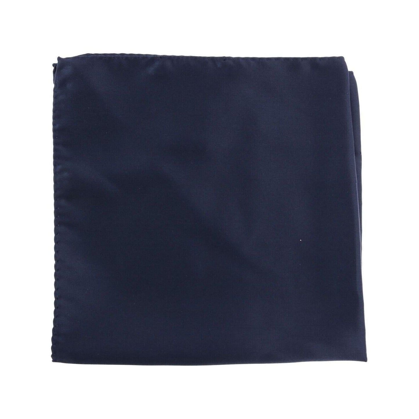 Elegant Silk Pocket Square in Lustrous Blue Dolce & Gabbana