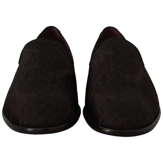 Dolce & Gabbana Black Floral Brocade Slippers black-floral-brocade-slippers-loafers-shoes s-l1600-8-10-cb7578aa-5d8.jpg