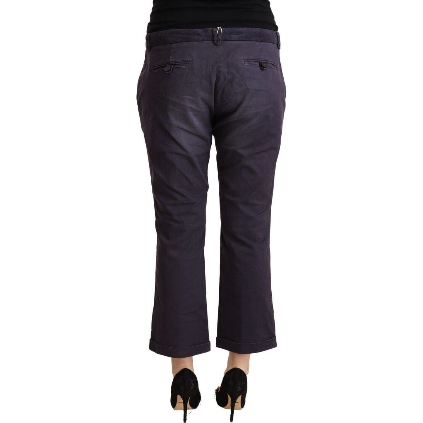 Jucca Chic Low Waist Cropped Pants in Black black-low-waist-folded-hem-flared-cropped-pants s-l1600-8-5-6f44746f-fec.jpg