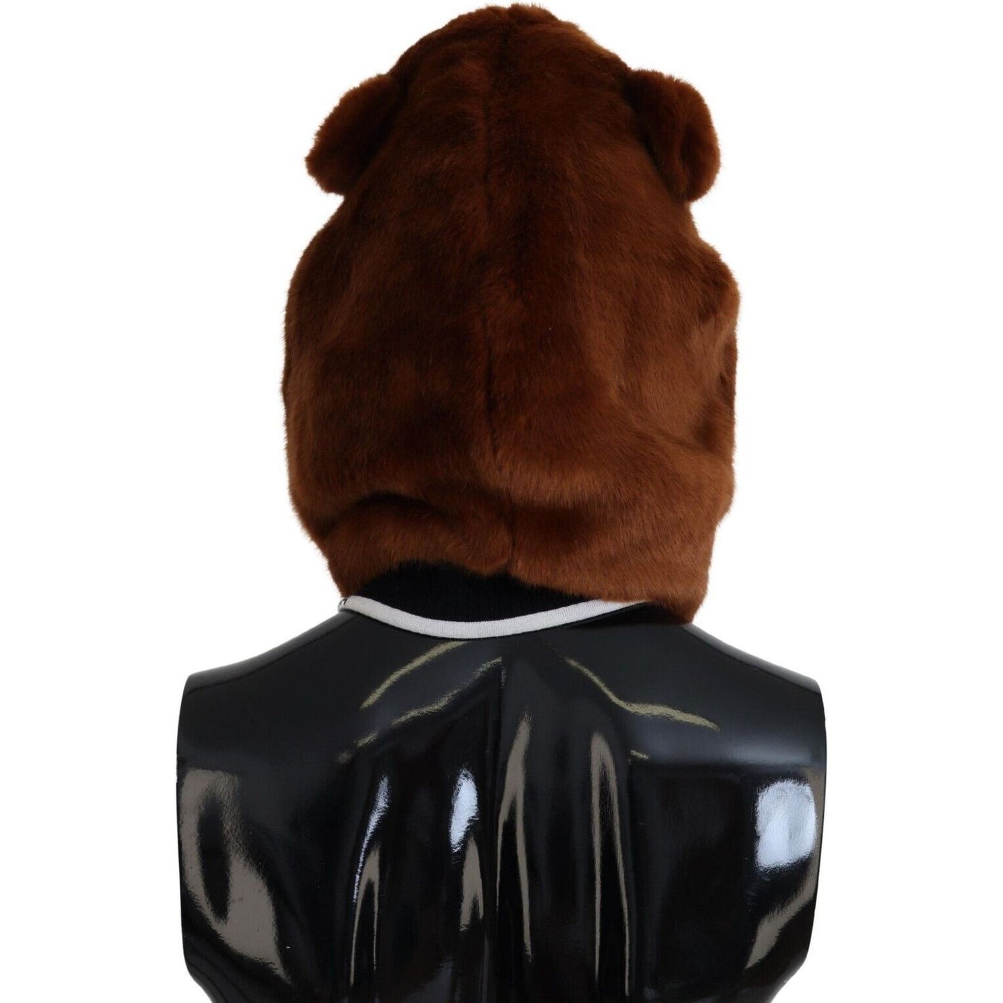 Elegant Whole Head Hat in Refined Brown Hue