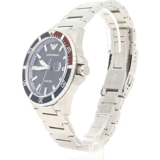 Emporio Armani Silver Steel Quartz Watch silver-steel-quartz-watch-3