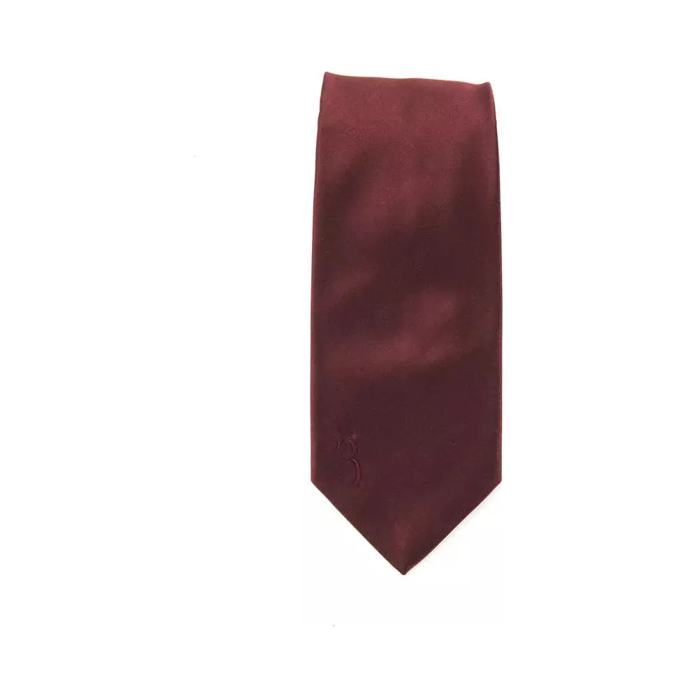 Burgundy Embroidered Italian Luxury Tie