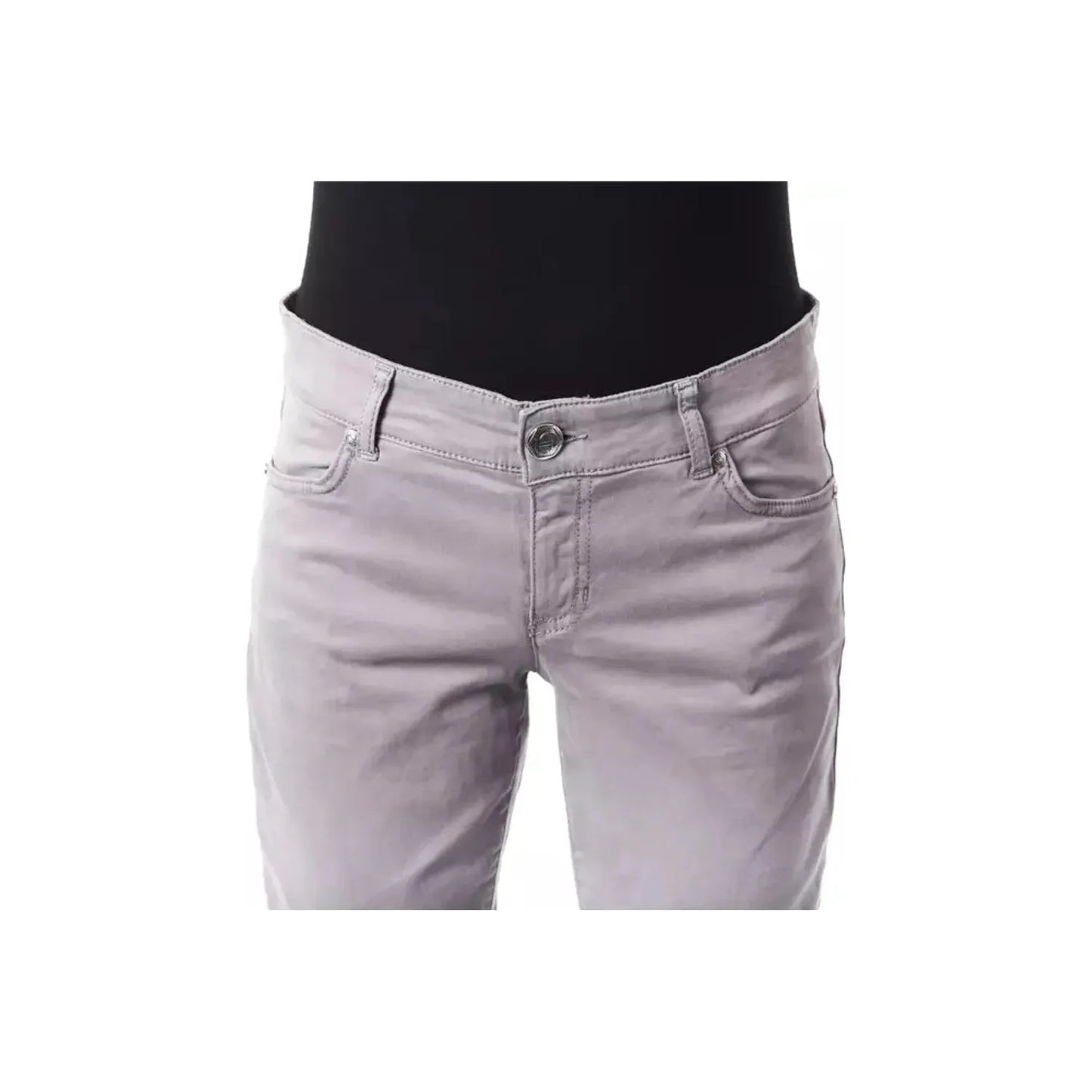 BYBLOS Chic Gray Cotton Blend Pants gray-cotton-jeans-pant-14 stock_product_image_17633_866093021-16-f1b2a5b0-b4a.webp