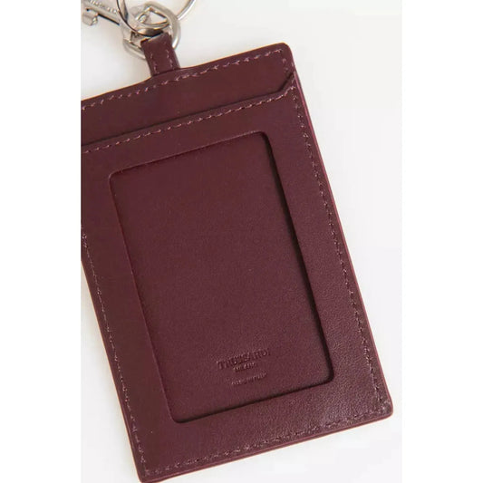 Trussardi | Brown Leather Keychain | McRichard Designer Brands