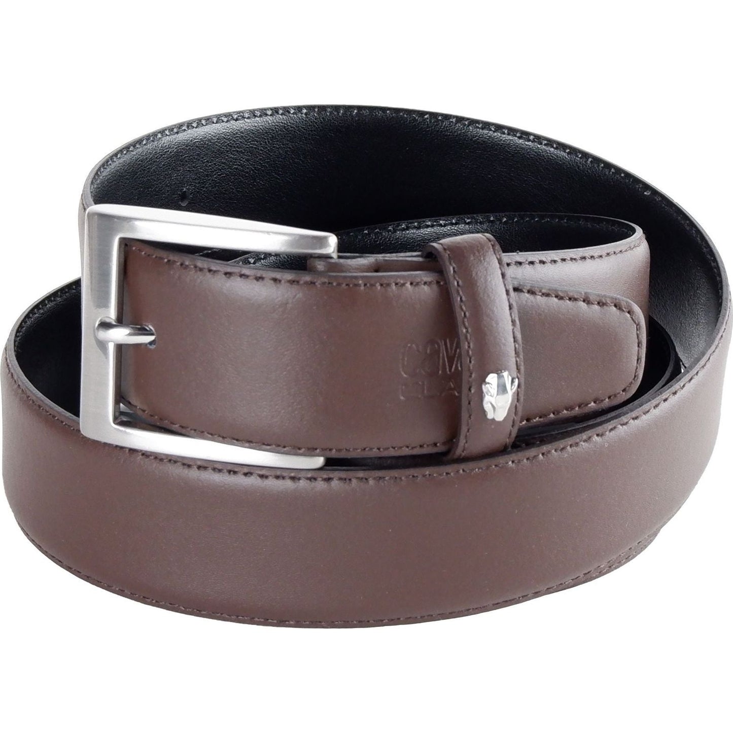 Cavalli Class Dual-Tone Designer Leather Belt c-d-cavalli-class-belt MAN BELTS
