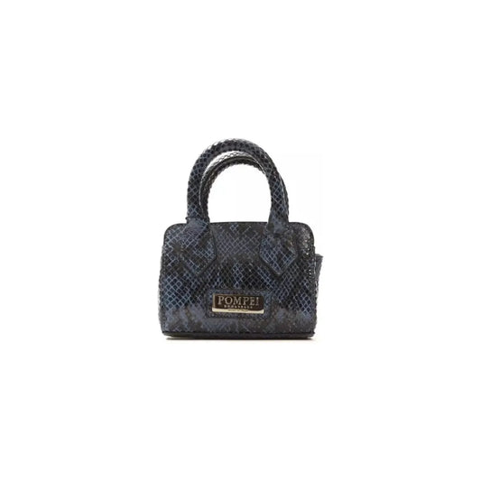 Pompei Donatella Chic Python Print Mini Tote Elegance blu-navy-handbag-1 Handbags, Wallets & Cases stock_product_image_5784_1074429179-28-07ebc51e-853.webp