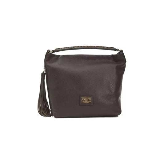 Pompei Donatella Chic Brown Leather Shoulder Bag brown-leather-shoulder-bag-1 stock_product_image_5799_1928213118-34-a3fcd3fb-8fe.webp