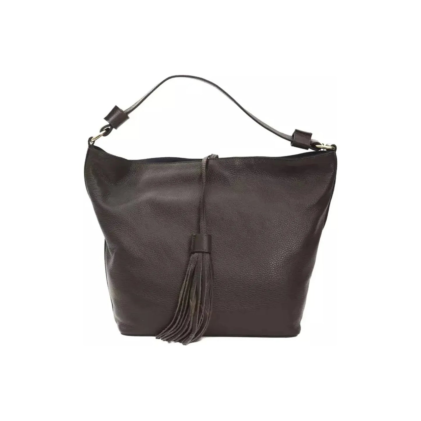 Pompei DonatellaElegant Leather Shoulder Bag in Earthy BrownMcRichard Designer Brands£159.00