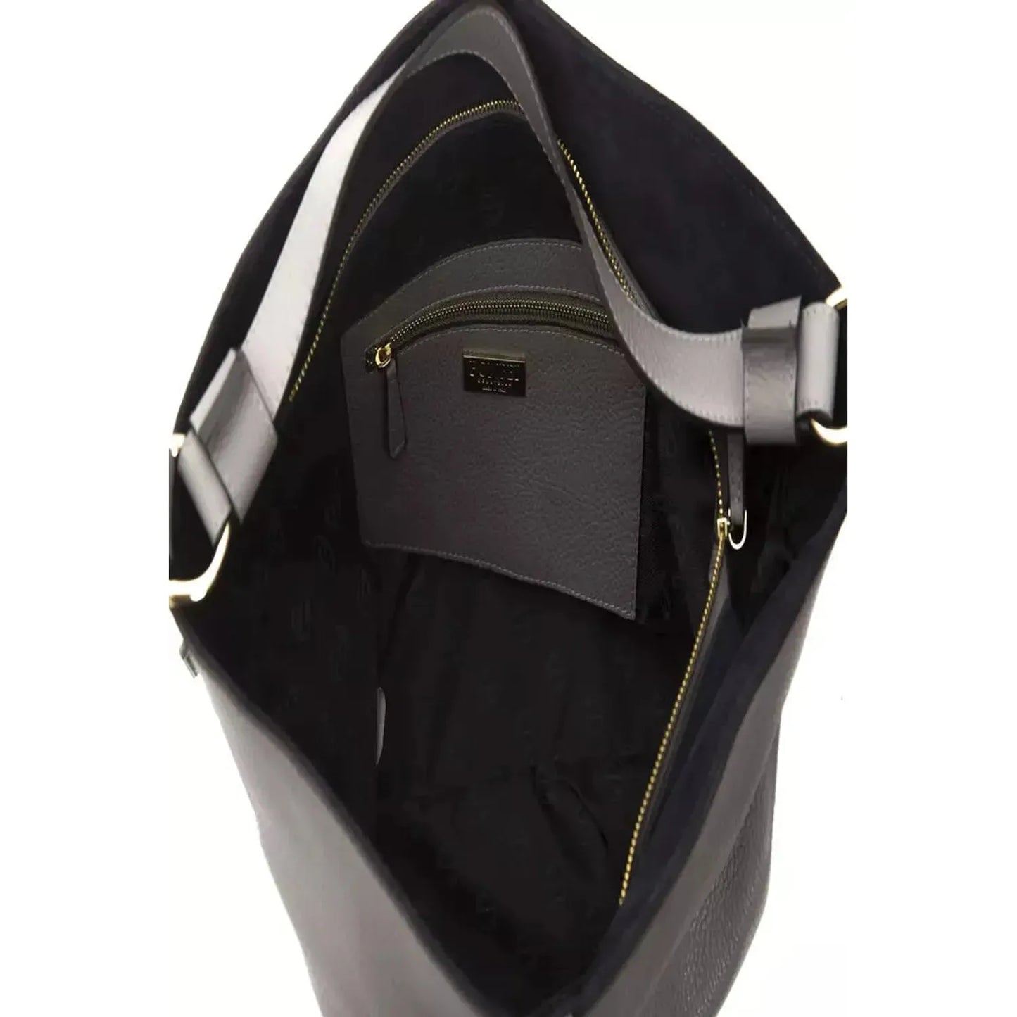 Pompei Donatella Chic Gray Leather Shoulder Bag - Adjustable Strap gray-leather-shoulder-bag-1 WOMAN SHOULDER BAGS stock_product_image_5805_436217802-21-947a96dd-cfc.webp
