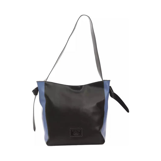 Pompei Donatella Elegant Black Leather Shoulder Bag black-leather-shoulder-bag-3 stock_product_image_5840_615070250-26-ac764463-49e.webp